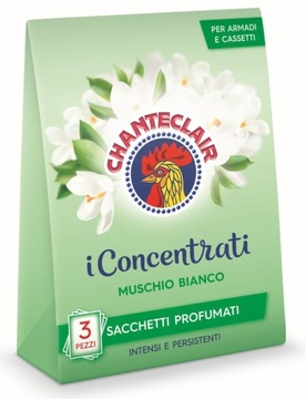 Saszetka zapachowa piżmo do szafy Muschino Bianco 36g- Chante Cla