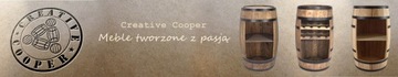 Деревянная барная бочка с подсветкой, винная стойка