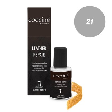 COCCINE FARBA DO RENOWACJI SKÓRY GŁADKIEJ 10ML KOLOR JASNY SZARY PRAKTYCZNA