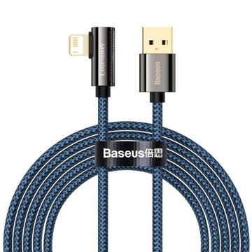 BASEUS Kątowy Kabel USB Lightning Apple Iphone 2m