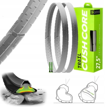 Wkładki antydobiciowe Cush Core Trail 27,5 komplet