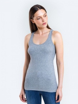 BIG STAR KOSZULKA DAMSKA SZARA TOP ALENA 901 XS