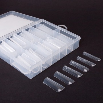 Claresa стилистические формы для акрилового геля двойной формы квадратные 120 шт. квадратные