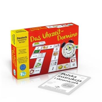Gra językowa i edukacyjna ELI - Das Uhrzeit-Domino
