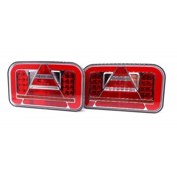 LED lampa duży trójkąt dynamiczny kierunek L+P
