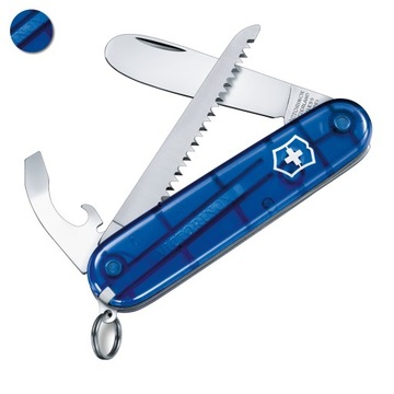 Victorinox 0.2373.T2, scyzoryk My First, 84 mm, 9 funkcji + smycz i łańc.