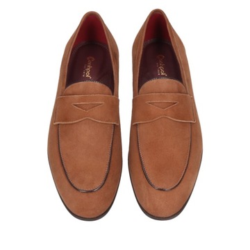 Brązowe loafersy Hugo 45