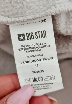 Big Star S bluza kangurka bawełniana