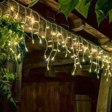 SOPLE 500 СВЕТОДИОДНЫЕ НАРУЖНЫЕ ЛАМПЫ ТЕПЛАЯ БЕЛАЯ ЗАНАВЕСА IP44 ПОСТОЯННАЯ + ВСПЫШКА 23M