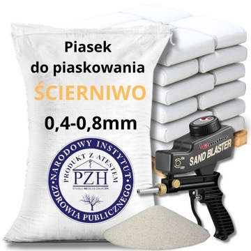 PIASEK DO PIASKOWANIA ŚCIERNIWO MYJKA WYSOKA JAKOŚĆ OD PRODUCENTA TONA