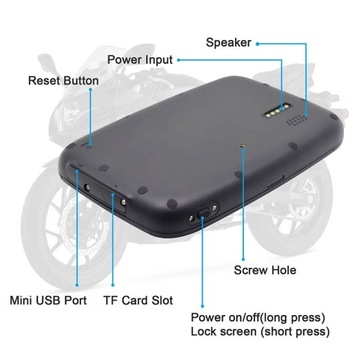 Мотоциклетная навигация FreedConn C5 с беспроводной системой Car Play и Android Auto