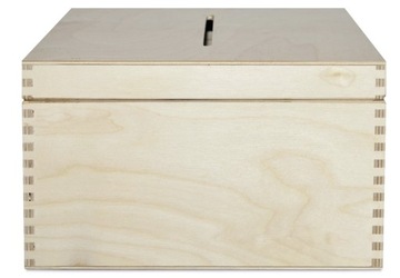 Коробка для свадебных конвертов с ключом 29x25x15 см.