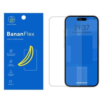 Szkło hybrydowe 7H BananFlex ochronne do Apple iPhone 15