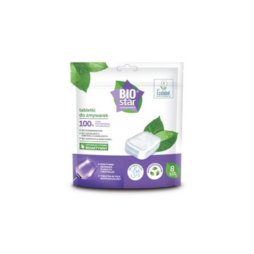 BIOSTAR Экологические таблетки для посудомоечной машины 8 шт.