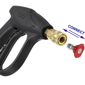 Пистолет для мойки высокого давления с 5 цветными форсунками, 3000PSI, 1/4
