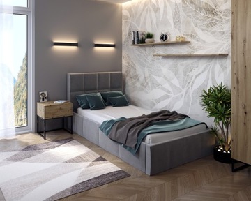 ЧАРЛИ односпальная мягкая кровать 90x200