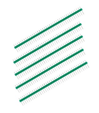 5 szt. listwy 40PIN (raster 2.54) - zielone