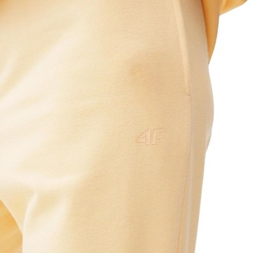 Spodnie damskie 4F F147 jasny żółty 4FSS23TTROF147 73S M