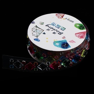 8 sztuk samoprzylepne cyrkonie Rhinestone naklejki