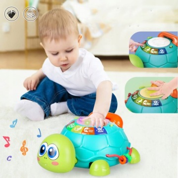 МУЗЫКАЛЬНАЯ ИГРУШКА ДЛЯ ДЕТЕЙ С ПОЛЗУЩЕЙ ЧЕРЕПАХОЙ