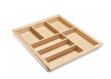 Регулируемая деревянная вставка для столовых приборов L-500мм GTV