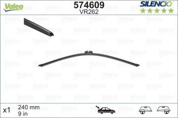 PIÓRO WYCIERACZKI 250MM SILENCIO X.TRM PLASKA OE X1 TYL VAL574609