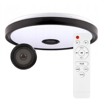 PLAFON LED 72W 50CM +PILOT GŁOŚNIK BLUETOOTH LAMPA
