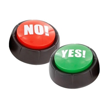 Machine Yes No Buzzer Button Nut 2 PCS