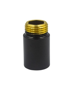 Przedłużka czarny mat dł. 40 mm GZ 1/2 x GW1/2