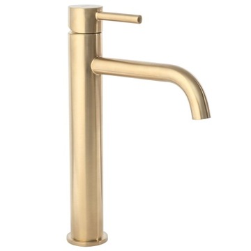 Bateria Umywalkowa Lungo Light Gold MAT Wysoka