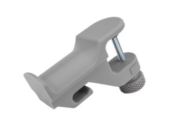 ВЕШАЛКА ДЕРЖАТЕЛЬ ДЛЯ НАУШНИКОВ ПРИКРЕПЕННАЯ К СТОЛУ, МАССИВНАЯ, серая