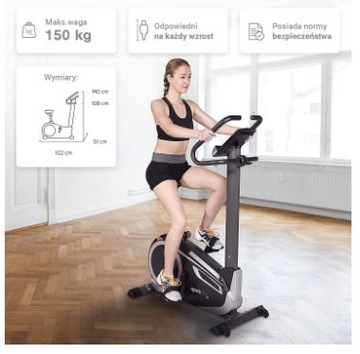 SportPlus SP-HT-9600-iE ergometr rower treningowy