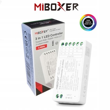 КОМПЛЕКТ 2x КОНТРОЛЛЕРА ДЛЯ RGB RGBW RGBCCT СВЕТОДИОДНЫЕ ЛЕНТЫ 3 в 1 ЗОНА + ЧЕРНЫЙ ПУЛЬТ ДУ