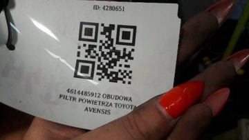 4614485912 POUZDRO FILTR VZDUCHU TOYOTA AVENSIS T25 D4D