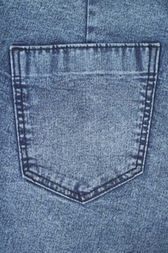 C&A Bawełniane Jeansowe Melanż Spodnie Damskie Jeansy Rurki Regular 46