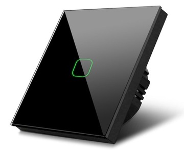 DOTYKOWY WŁĄCZNIK ŚWIATŁA POJEDYNCZY LED SZKŁO PODŚWIETLANY MACLEAN MCE701B