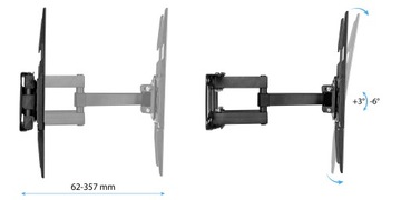 ПРОЧНОЕ КРЕПЛЕНИЕ ДЛЯ ЖК-ТЕЛЕВИЗОРА НАСТЕННАЯ ПОВОРОТНАЯ ВЕШАЛКА ДЛЯ ТВ СВЕТОДИОДНОГО ТЕЛЕВИЗОРА 32-85 ДЮЙМОВ