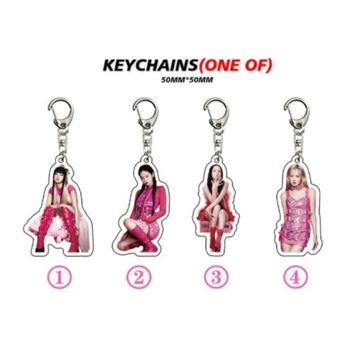 Набор наклеек-брелоков для альбомов BLACKPINK в подарочной упаковке