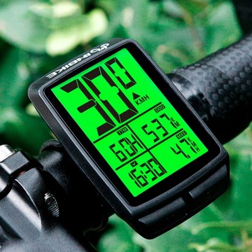 Licznik rowerowy bezprzewodowy KOMPUTER tryb noc PRĘDKOŚCIOMIERZ LCD PRO