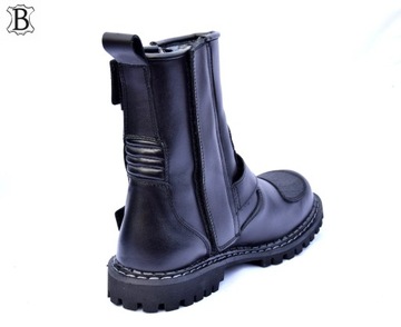 МУЖСКИЕ МОТОЦИКЛОВЫЕ КОЖАНЫЕ БОТИНКИ KLN