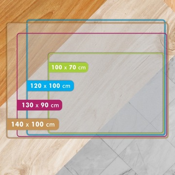 ЗАЩИТНЫЙ КОВРИК ПОД СТУЛ СТУЛ ДЛЯ СТОЛЛА ПРОЗРАЧНЫЙ 140x100