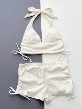 Sexy Bikini Gorgeous Swimsuit Ribbed Swimwear Wome