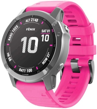 РОЗОВЫЙ Ремешок Garmin FENIX 6X PRO QuickFit 26 мм