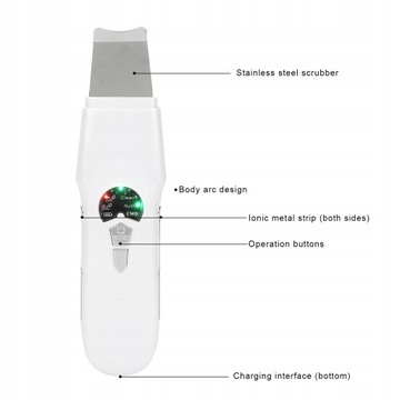 Скребок для кожи лица Ультразвуковой пилинг для