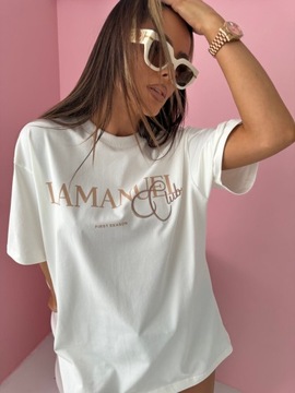 La Manuel t-shirt CLUB ecru ONE SIZE