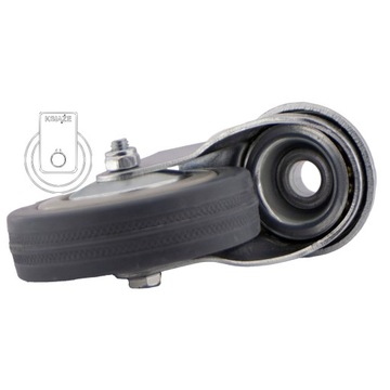 Koło fi 75 wózek regał szafka stół 4PPGUM75