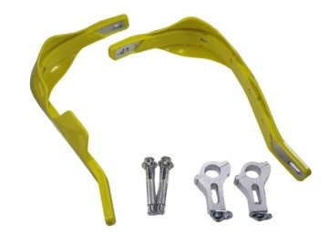 OSŁONY DŁONI CROSS ENDURO ŻÓŁTE HANDBARY KOMPLET KPL