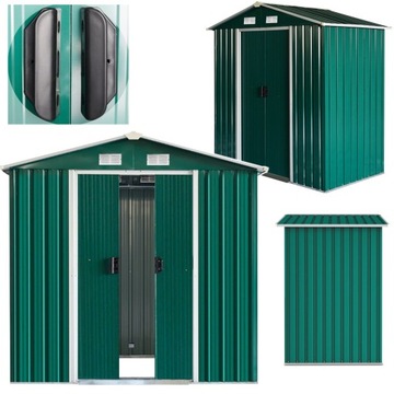 DOMEK NARZĘDZIOWY OGRODOWY 2,6x2,6x1,9m
