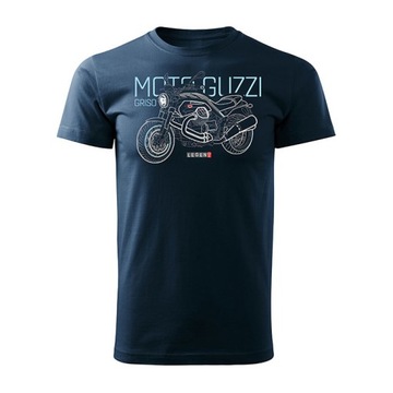 Koszulka motocyklowa na motor Moto Guzzi Griso dla motocyklisty na prezent