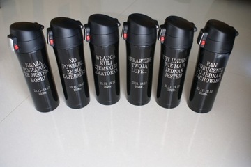 Термокружка в подарок в элегантной КОРОБКЕ с вашей гравировкой, ЛОГОТИПОМ.